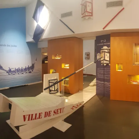 Exposition permanente "Les Joutes" Musée de la mer de Sète