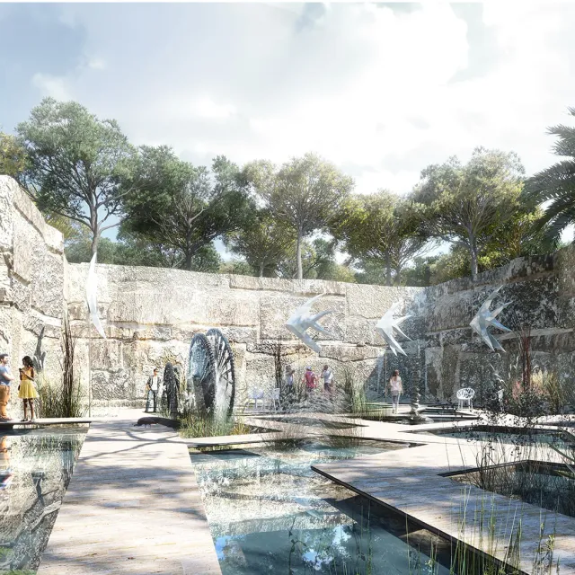 Aménagement des Jardins de la méditerranée