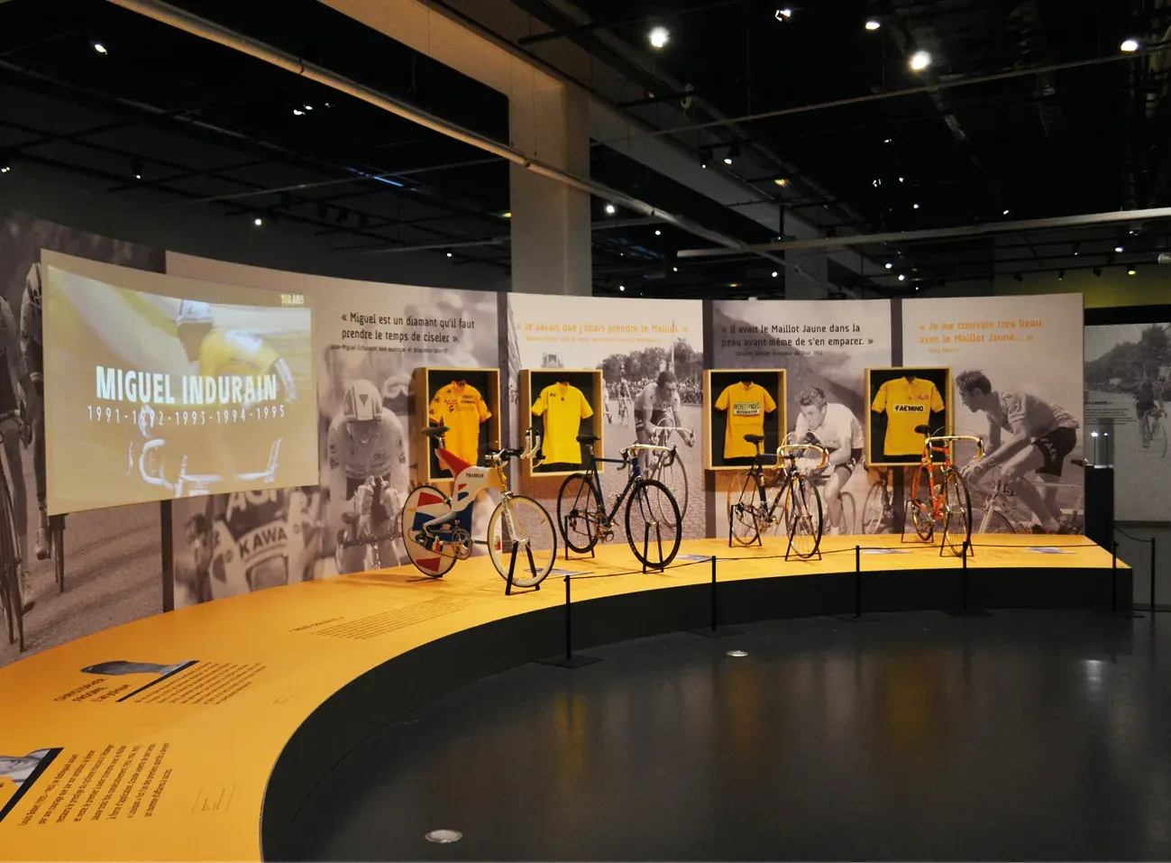 Exposition temporaire "100 ans de Maillot Jaune" Musée National du Sport, photo 7