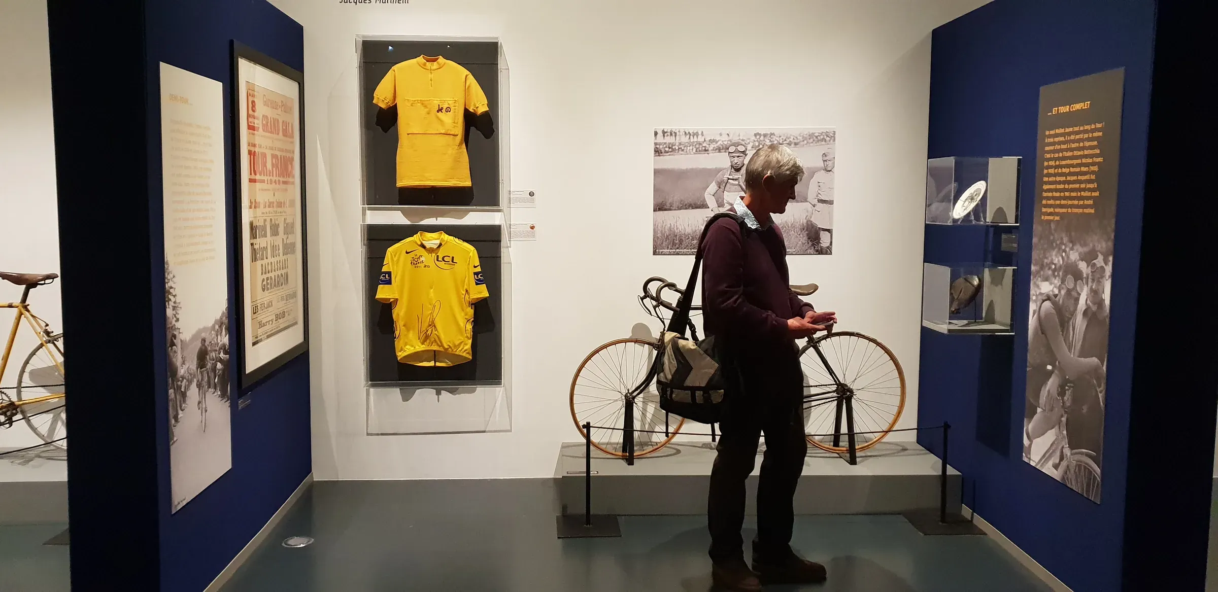 Exposition temporaire "100 ans de Maillot Jaune" Musée National du Sport, photo 8